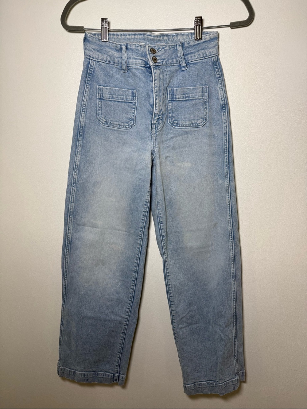 Old Navy Light Blue Relaxed Wide Leg Jeans